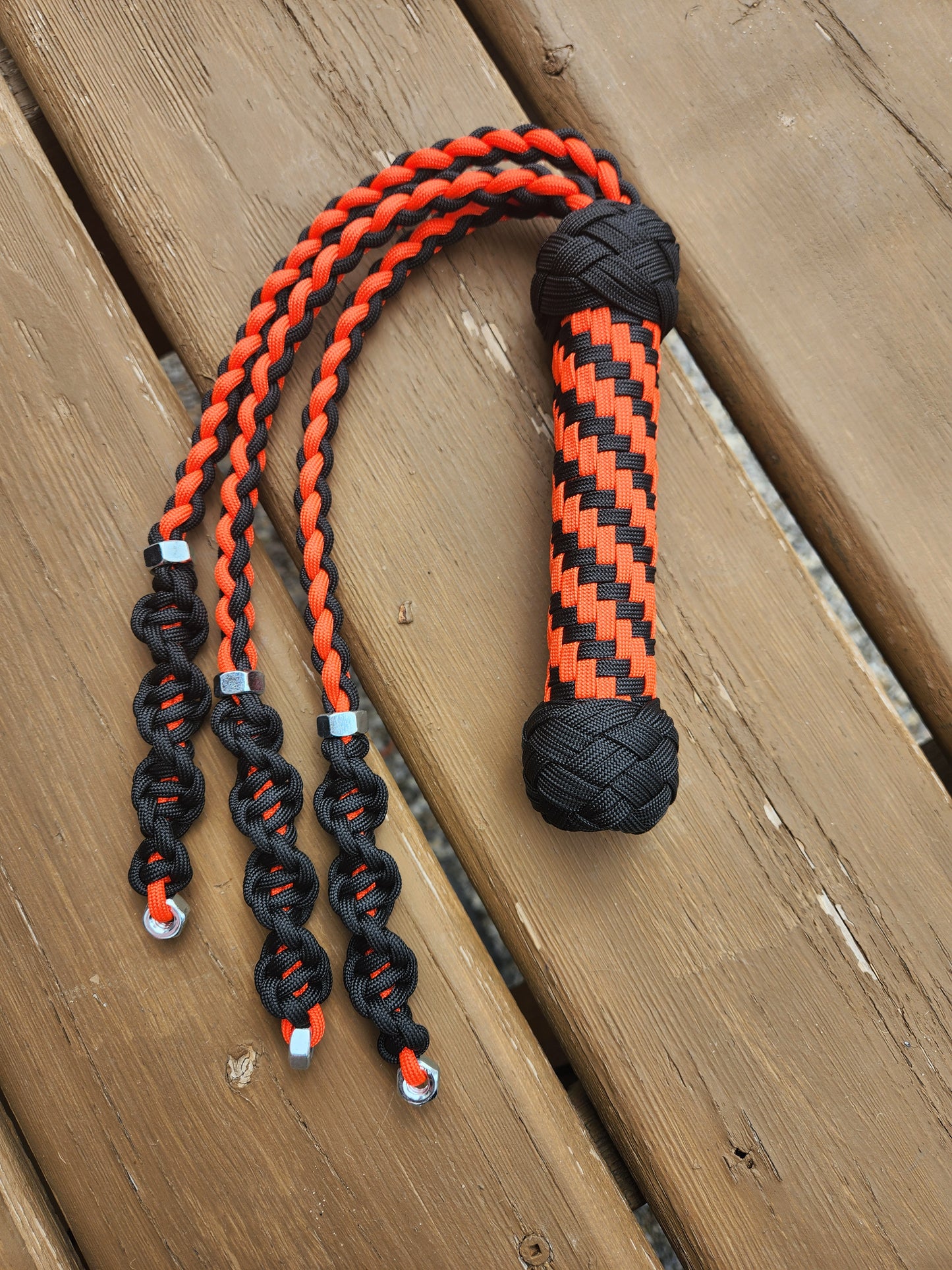 Just The Tip - Orange and Black Spiral