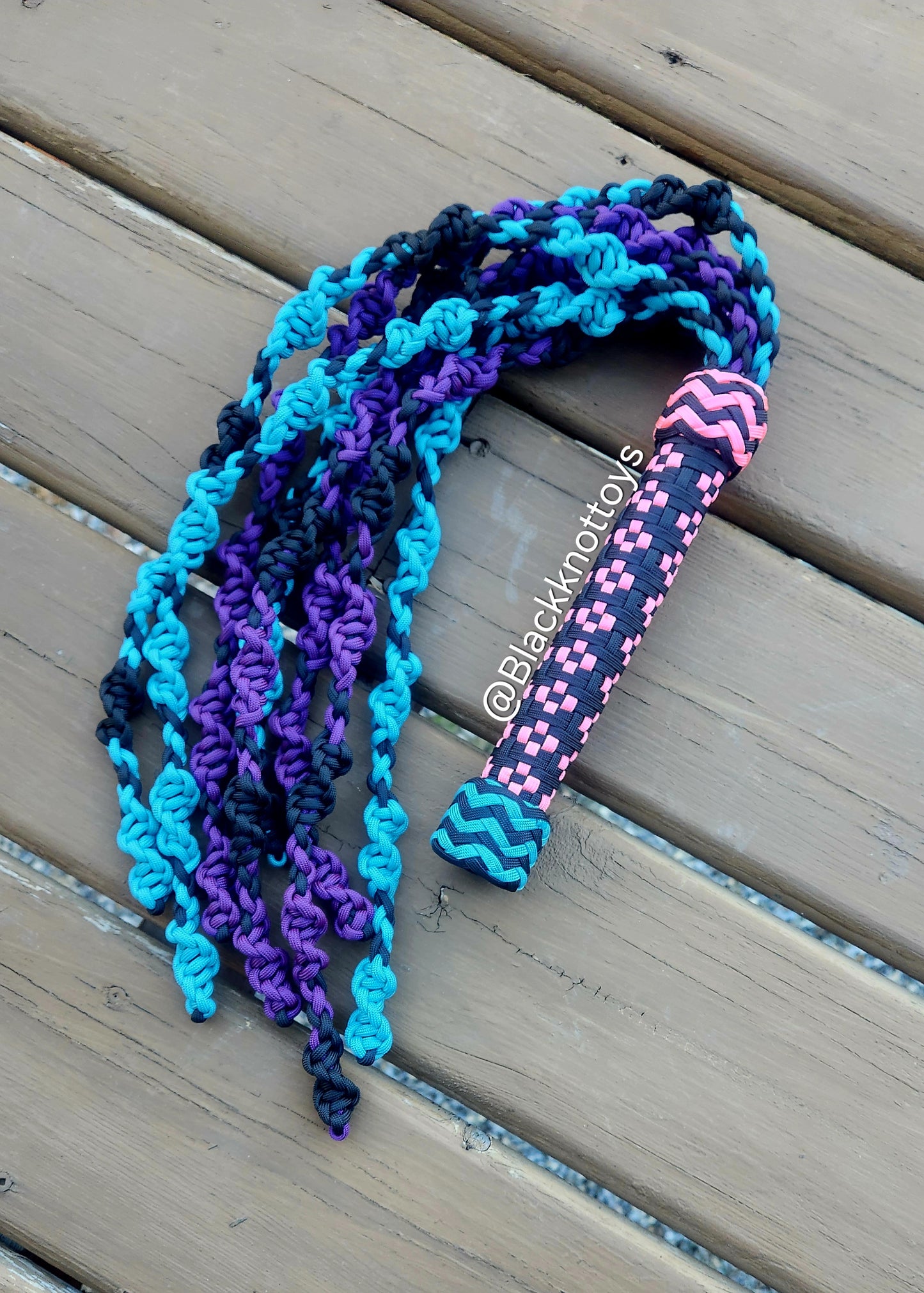 Floral Walloper - Dark Neon