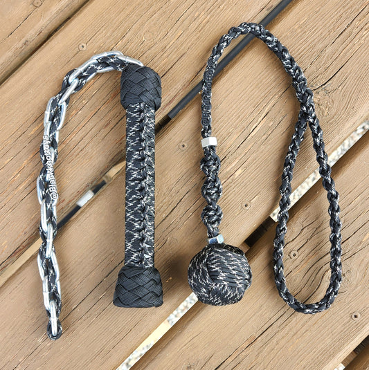 Made to Order - Ball and Chain - Black & Silver